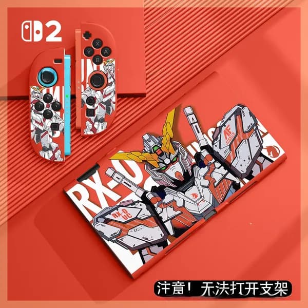 Раздельный чехол TPU Гандам для игровой консоли Nintendo Switch 2