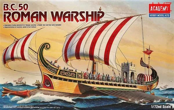 14207 1/72 Римская империя Roman Empire Battleship (B.C 50) сборная модель корабля