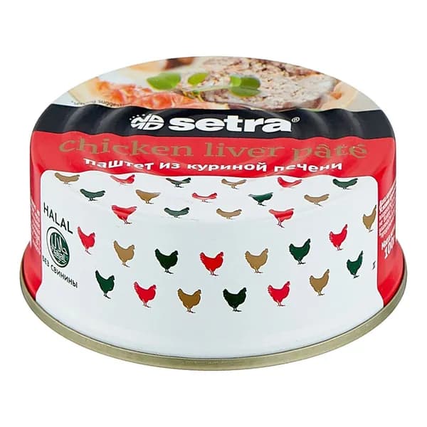 Паштет из куриной печени Setra Halal 100 г