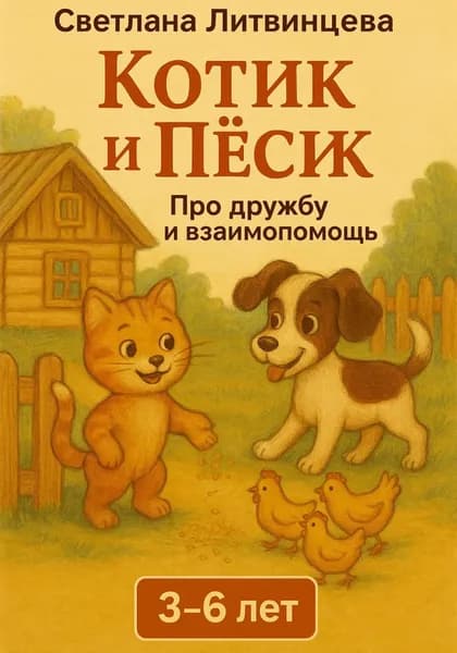 Котик и песик. О дружбе и взаимопомощи | Литвинцева Светлана | Электронная книга