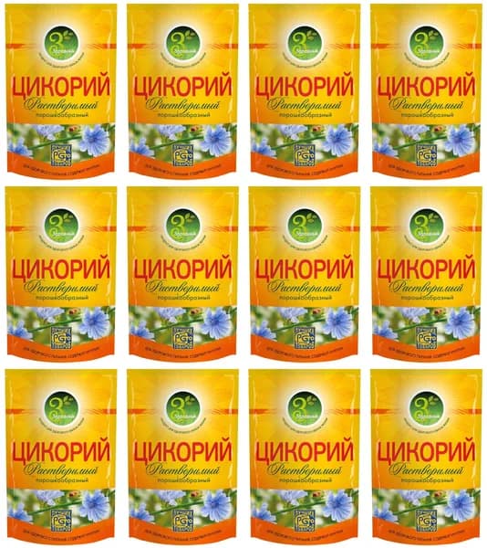 Славкофе Цикорий растворимый Здравник, натуральный, 85 г, 12 шт