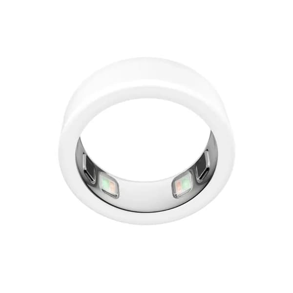 Силиконовый чехол для Oura Ring 5 (защита от царапин), белый, S