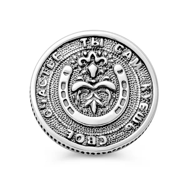 Монета сувенирная серебро 925 пробы 585GOLD