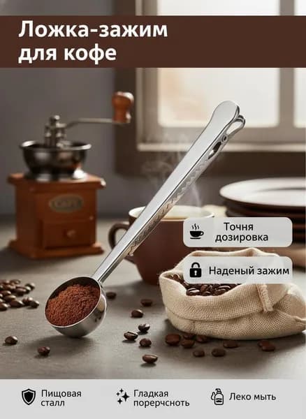 Ложка кофейная 1 предм. белый