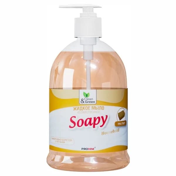 Clean&Green Хозяйственное мыло с дозатором жидкое 500мл