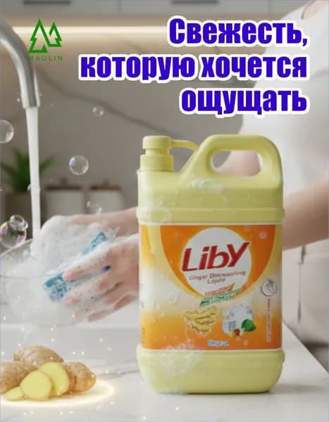 Средство для мытья посуды LIBY Имбирь (2)