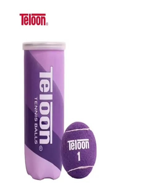 Мяч для большого тенниса Teloon фиолетовый 2шт