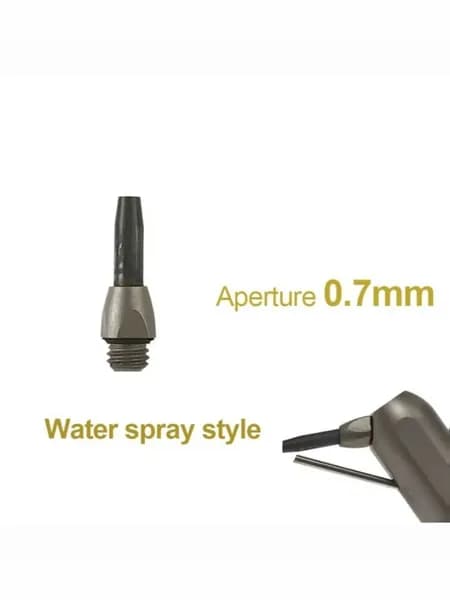 Пескоструйная насадка из вольфрамовой стали 0,7 мм,канюля,носик для ALUMINUM OXIDE AIR ABRASION MASTER