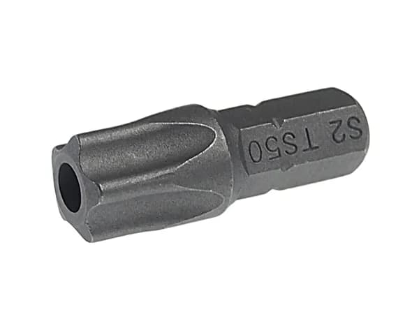 Вставка 1/4"DR 5-гранная TORX с отверстием TS50Hх25мм, JTC-1192550
