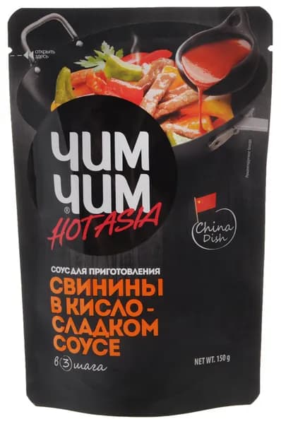 Соус Чим-Чим Hot Asia для свинины в кисло-сладком соусе, 150 г