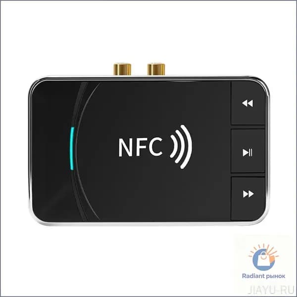 BT5.0 2-в-1 передатчик-приемник NFC с USB RCA AUX, дальность 15 м