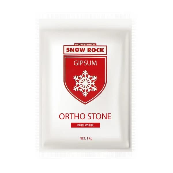 Гипс ORTHODONTIC ROCK д/моделей в ортодонтии кл.3, цв. белоснеж., 1кг, DK Mungyo