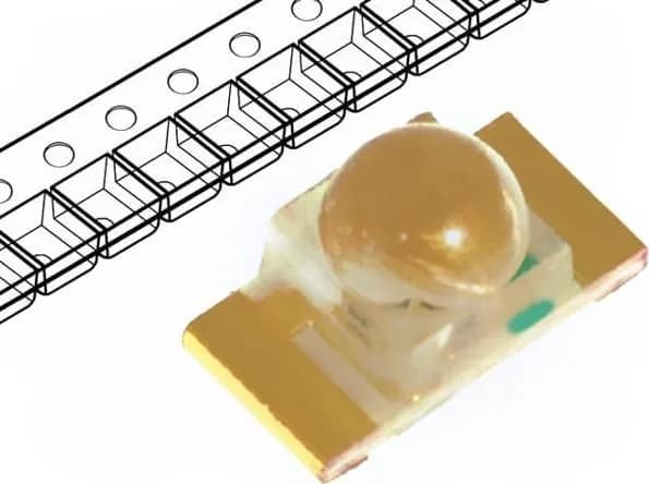 Светодиод KINGBRIGHT KPTD-3216MGC LED SMD 1206 green 110 350mcd 3.2x1.6x1.8mm 50 град. 2.1 2.5V 1шт