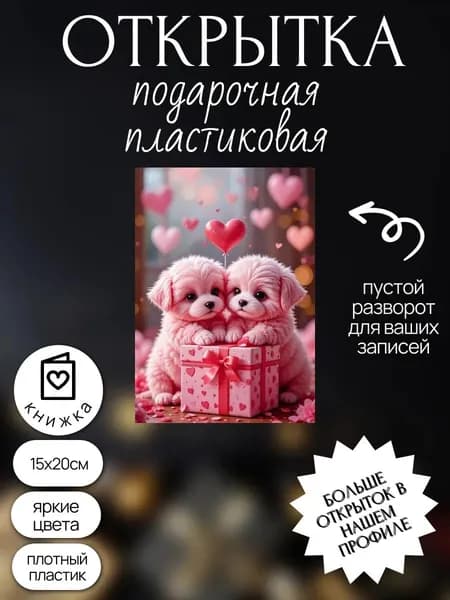 открытка с днем рождения на праздник подарок свадьбу