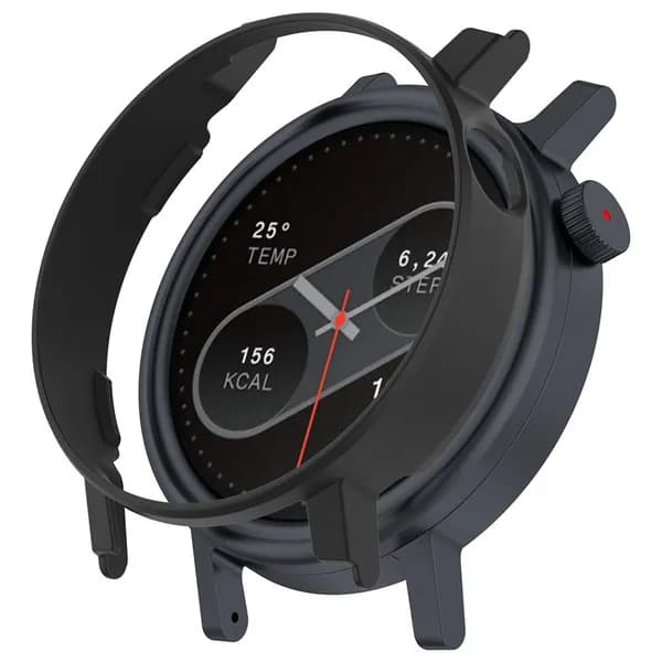 Чехол для CMF Watch Pro2 из поликарбоната черного цвета