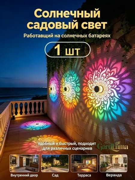 Уличный светильник, LED, количество ламп:1шт