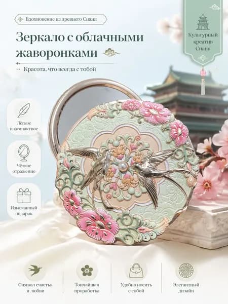 Зеркало гримерное, 1 шт