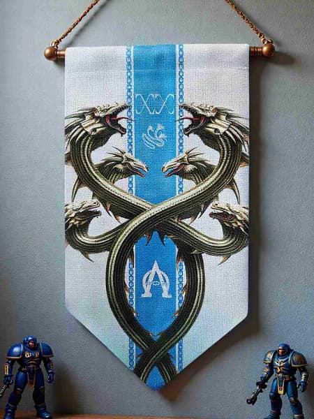 Warhammer 40K, Боевой штандарт легиона, Боевой штандарт, Товары Warhammer 40K 30*16 см 1 шт.