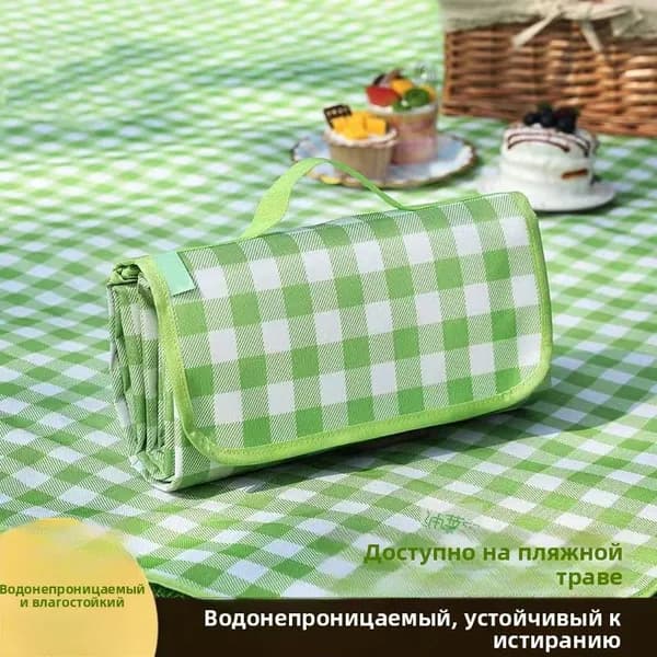 Плед жаккардовый, для пикника , Нетканое волокно, 200 см х 200 см