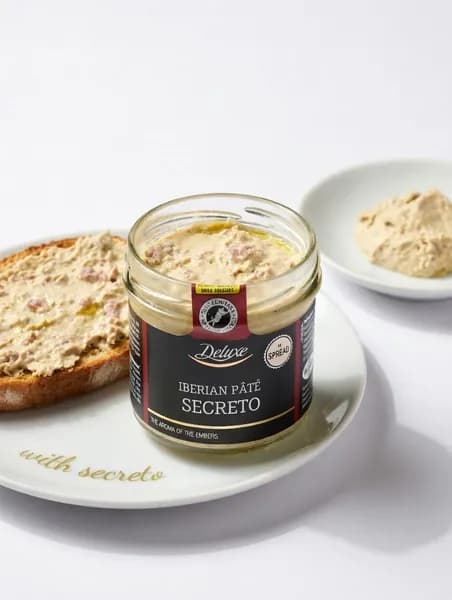Паштет иберийский Secreto Deluxe 180 г премиум с ароматом дымка и хамона
