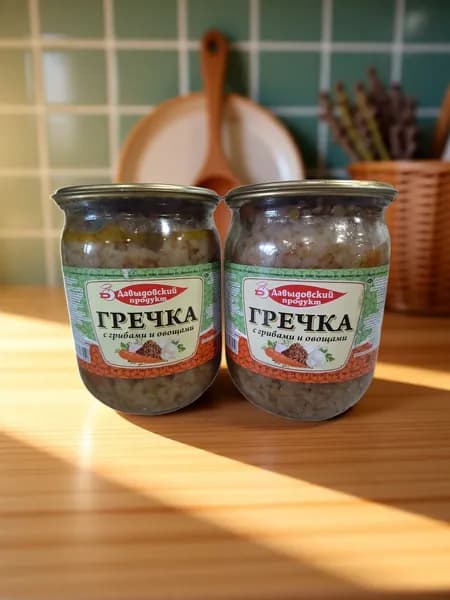 Гречка с грибами и овощами 510 г Давыдовский продукт 2 шт