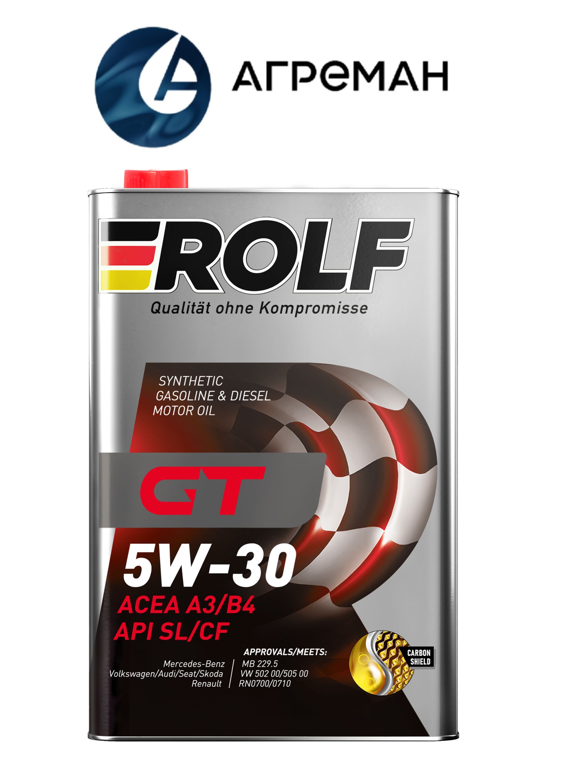 ROLF GT 5W-30 Масло моторное, Синтетическое, 1 л
