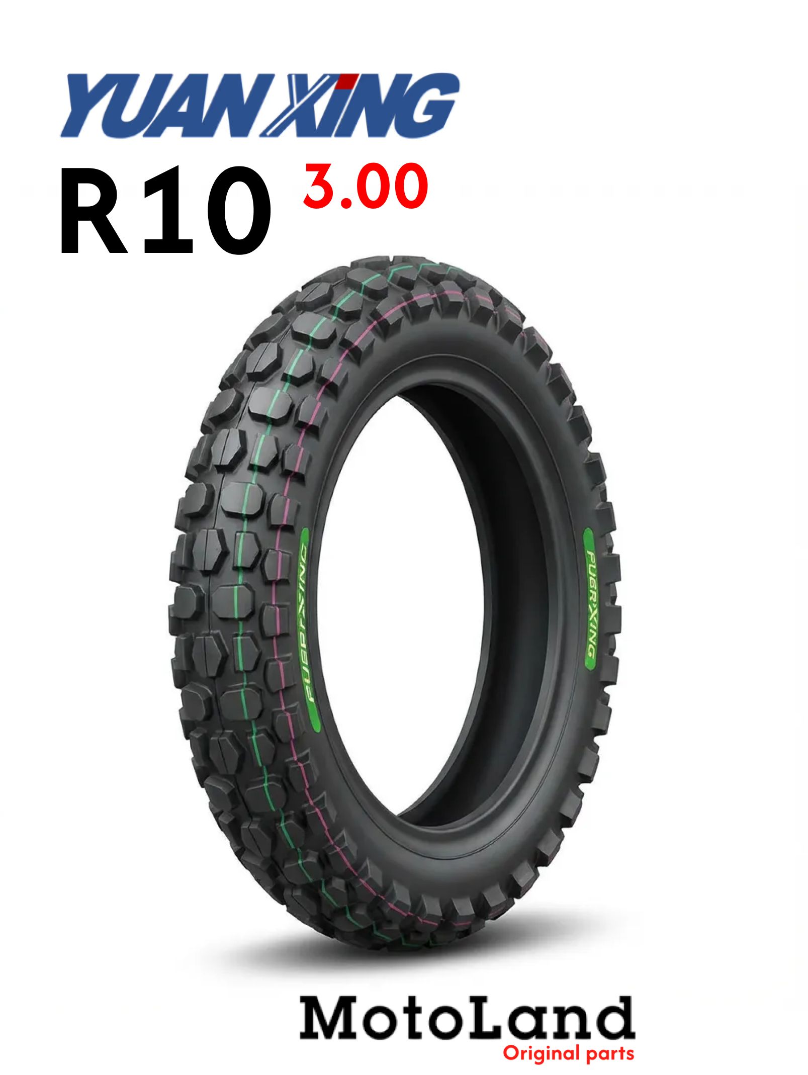MotoLand 10 Мотошины  3.00/10 R10 48 J Front/Rear