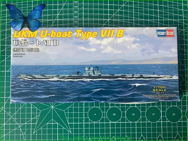HOBBYBOSS 1/700 87008 Немецкая подводная лодка тип VII B сборная модель корабля