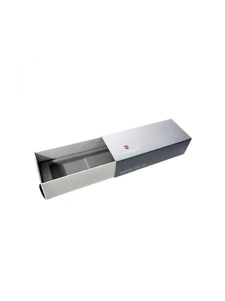 Подарочная коробка для ножей VICTORINOX 91 мм толщиной 6-7 уровней (1.6795, 1.7775.T), картонная, серебристая
