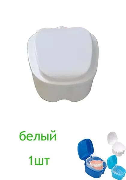 Коробка для хранения зубных протезов с подвесной сеткой