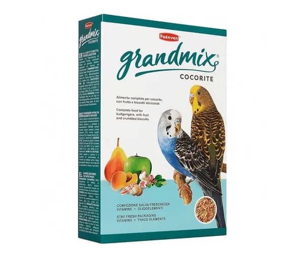 Корм для волнистых попугаев Padovan grandmix cocorite кокорите основной 400г