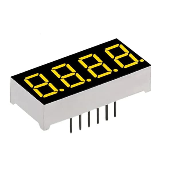 Универсальная LED-панель с 4 цифрами для микроволновок и холодильников, - Всего тенисто-желтого цвета а