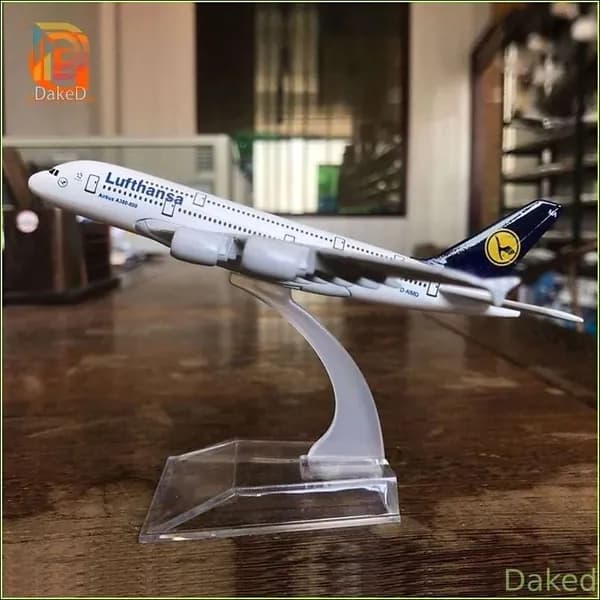 Металлический Модель Самолета Аэробус 380, Германия Люфтганза А380