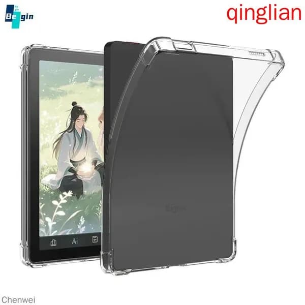 Прозрачный чехол для Bigme B6 eReader, прозрачная гибкая мягкая задняя крышка