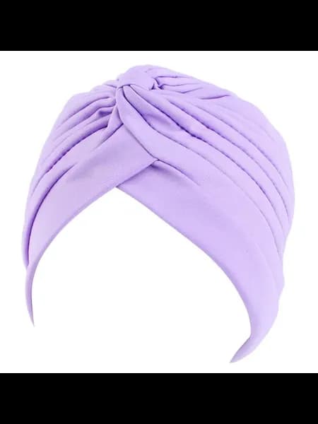 Женский тюрбан сиреневый Light Purple