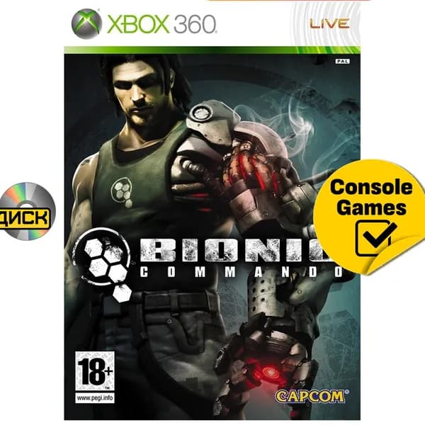 Игра Xbox 360 Bionic Commando . (XBox 360, Английская версия)