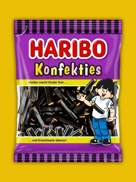 Лакричный мармелад HARIBO Konfekties 160г Германия