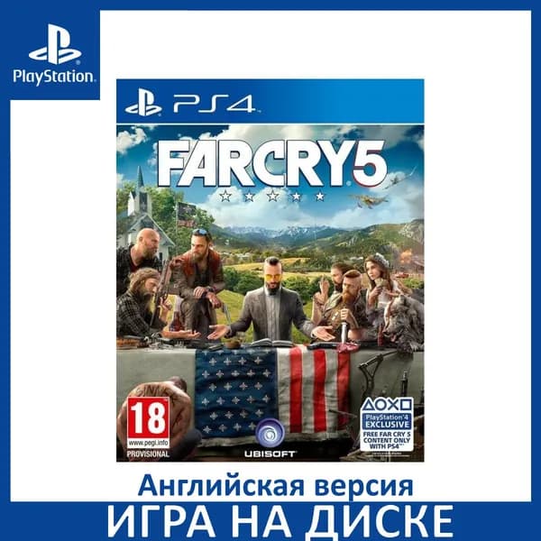 Игра Far Cry 5 PS4 Диск на PlayStation 4 Английская версия