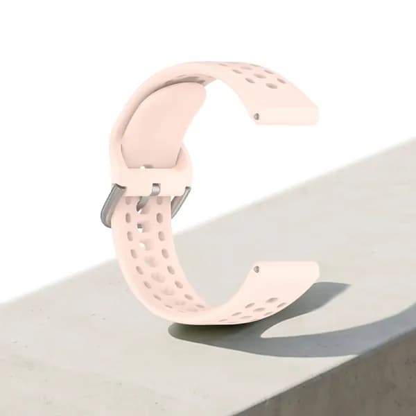 Силиконовый ремешок для часов Amazfit Bip Max и BiP6, 22 мм, розовый, с быстросъемным креплением