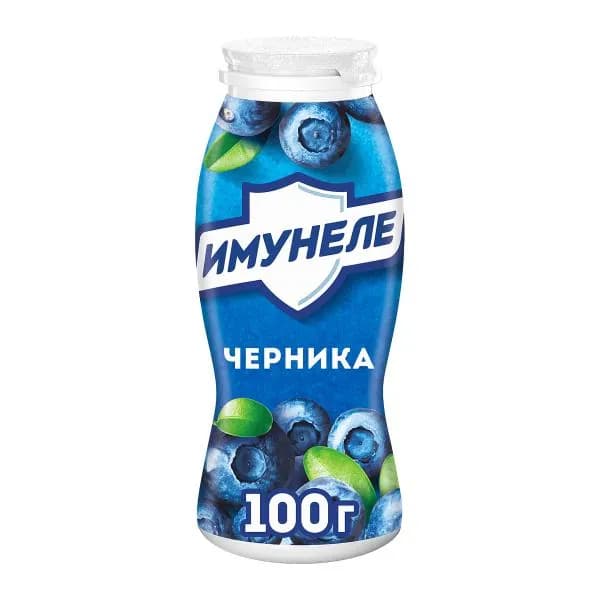 Напиток кисломолочный Имунеле со вкусом Черника 1.2% 100г