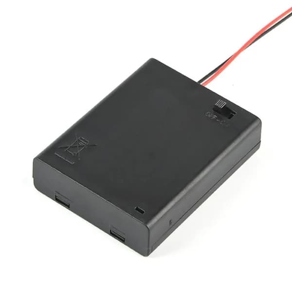 Бокс для батареек, разноцветный, 4NB1110366_WYMB