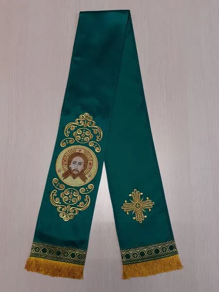 Закладка для Евангелия 12*110 см, вышивка икона