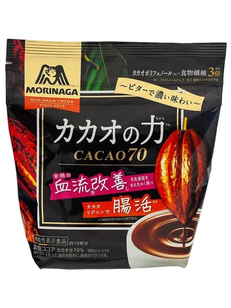 Какао "COCOA 70" растворимое, Morinaga, 200г