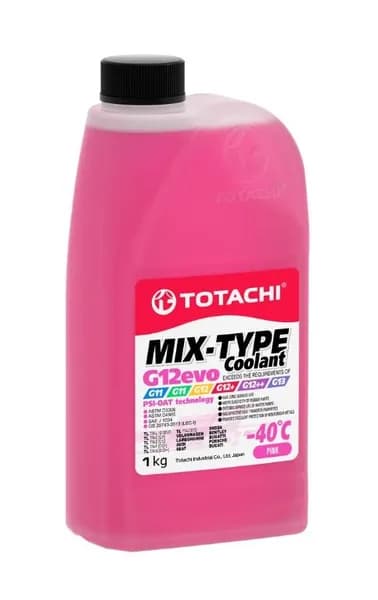 Антифриз готовый раствор 1 л MIX-Type Coolant Pink розовый / Totachi 46801