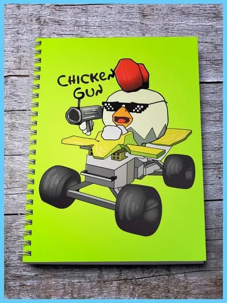 Блокнот Скетчбук А5 Чикен Ган Chicken Gun
