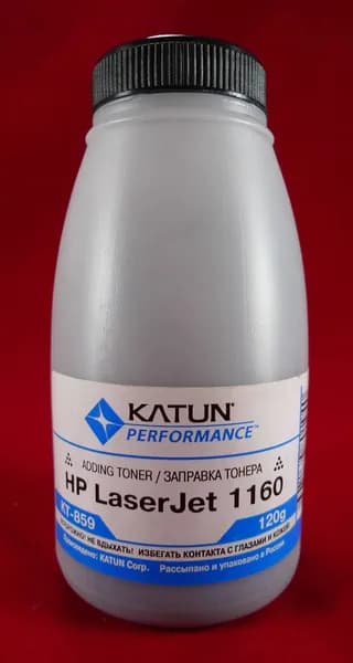 Тонер для картриджей Katun, цвет черный, для лазерных принтеров HP, (KT-859)