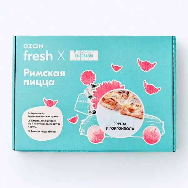 Пицца Груша горгонзола 450 г, Ozon fresh х Novikov Group, замороженная