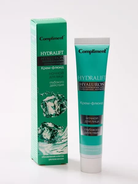 Compliment Hydralift Hyaluron Крем-флюид для лица ночной 50мл