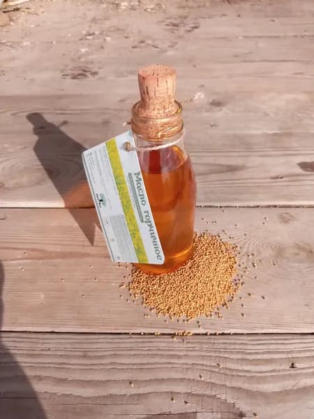 Горчичное масло холодного отжима. Сыродавленное