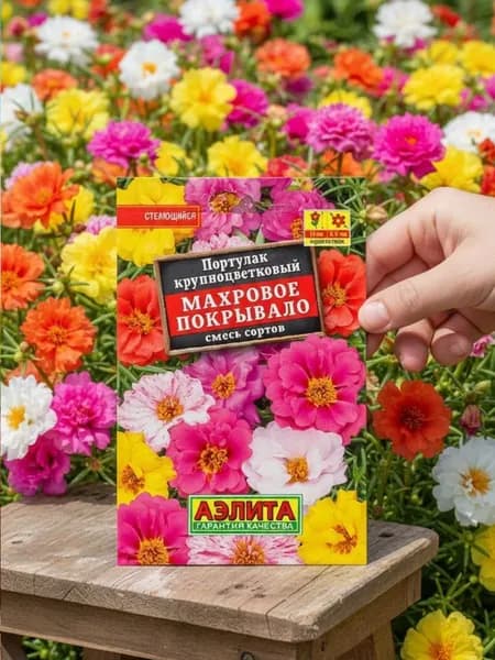 Семена цветов Портулак Махровое покрывало